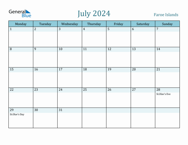 July 2024 Calendar with Holidays