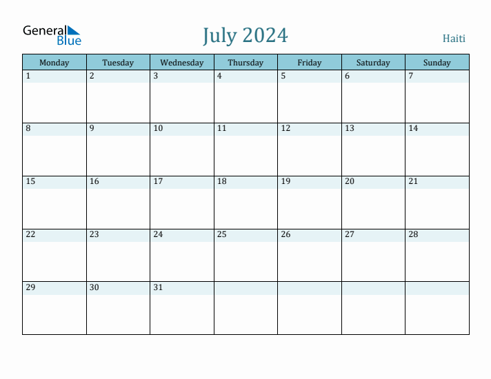 July 2024 Calendar with Holidays