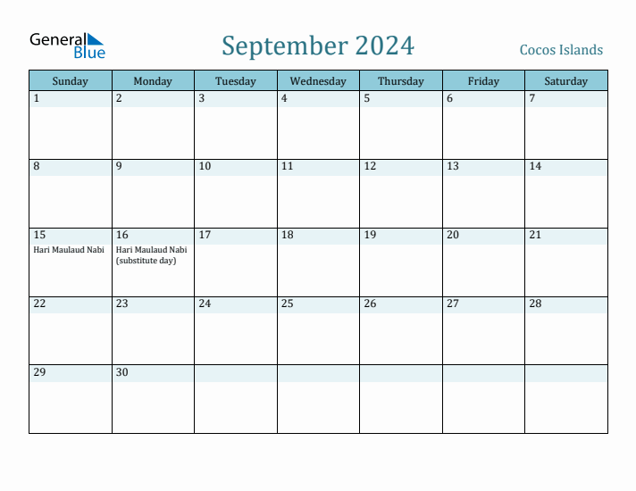 September 2024 Calendar with Holidays