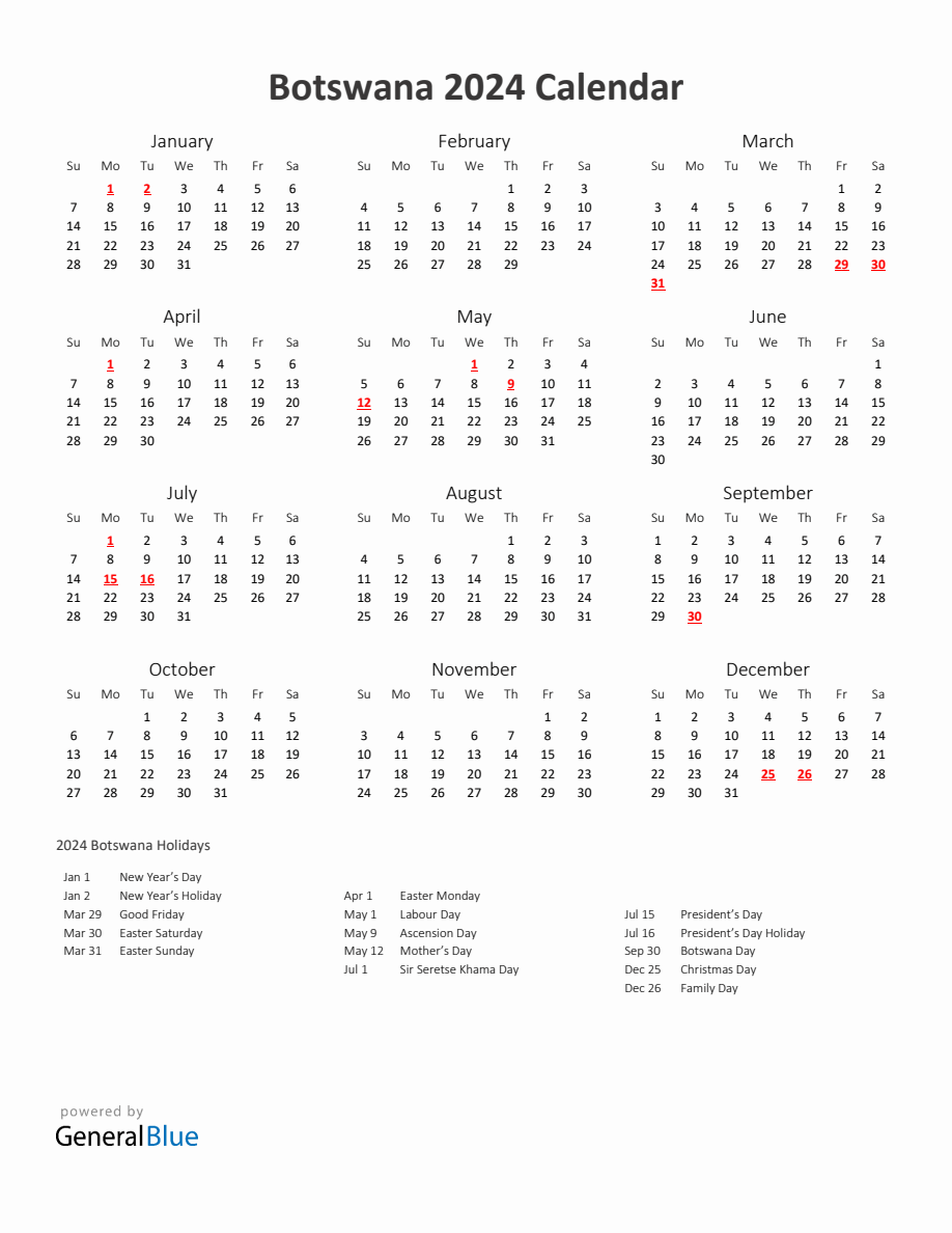 2024 School Calendar Botswana Pdf Tedra Genovera