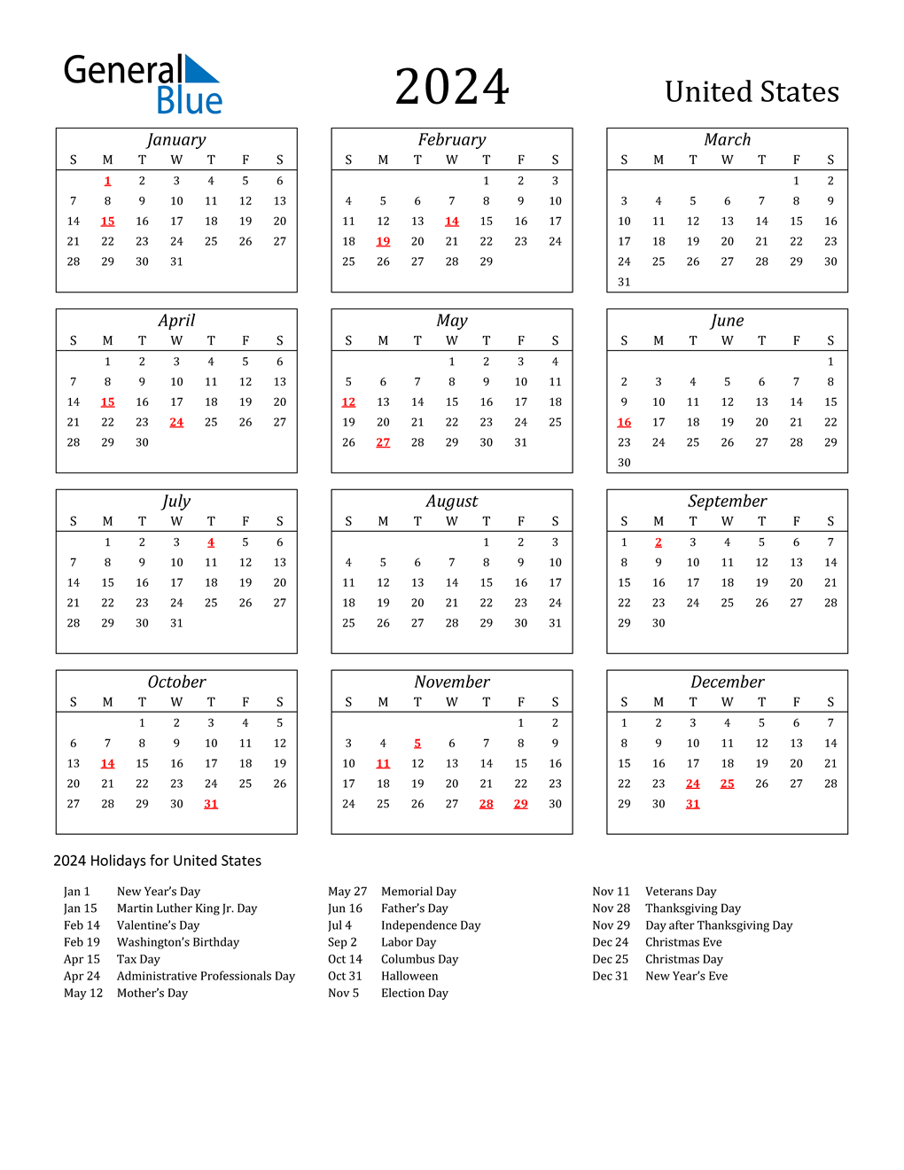 Calendar 2024 Holidays And Festivals Top Amazing List Of Printable Calendar For 2024 Free