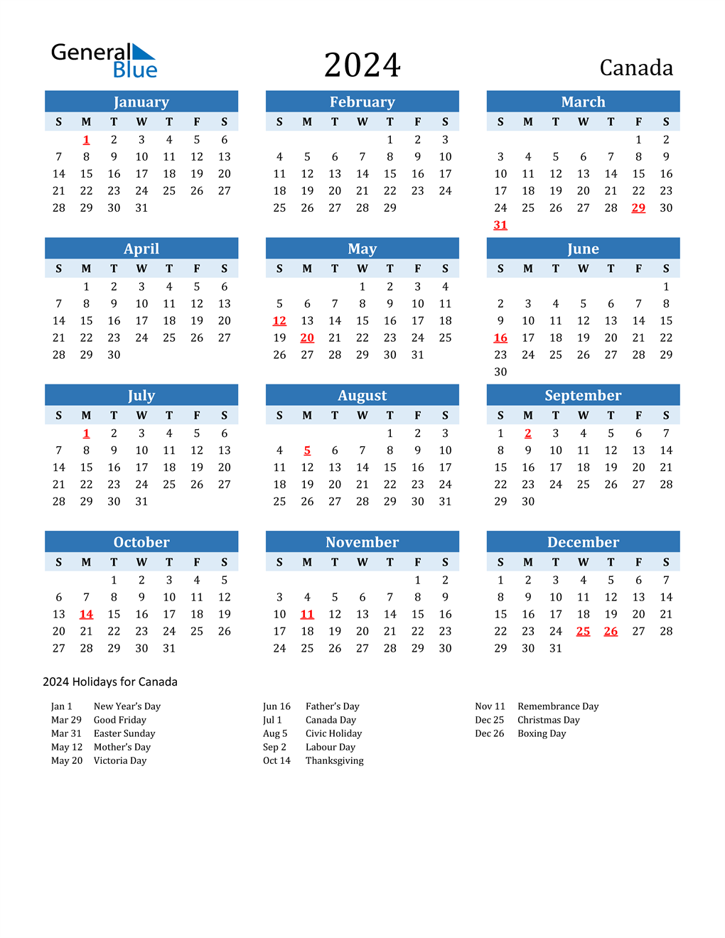 Calendar 2023 Canada Printable Free Time and Date Calendar 2023 Canada