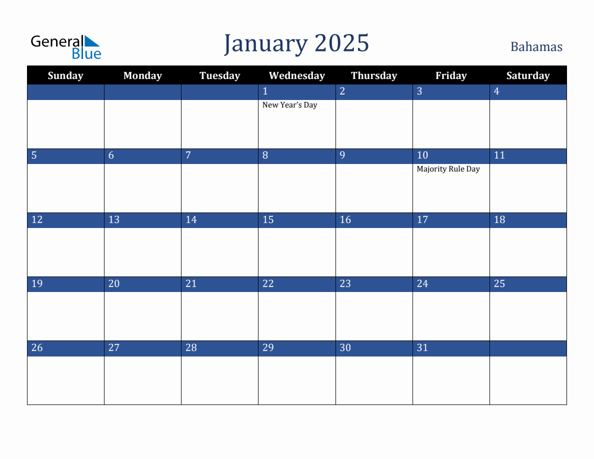 january-2025-bahamas-holiday-calendar