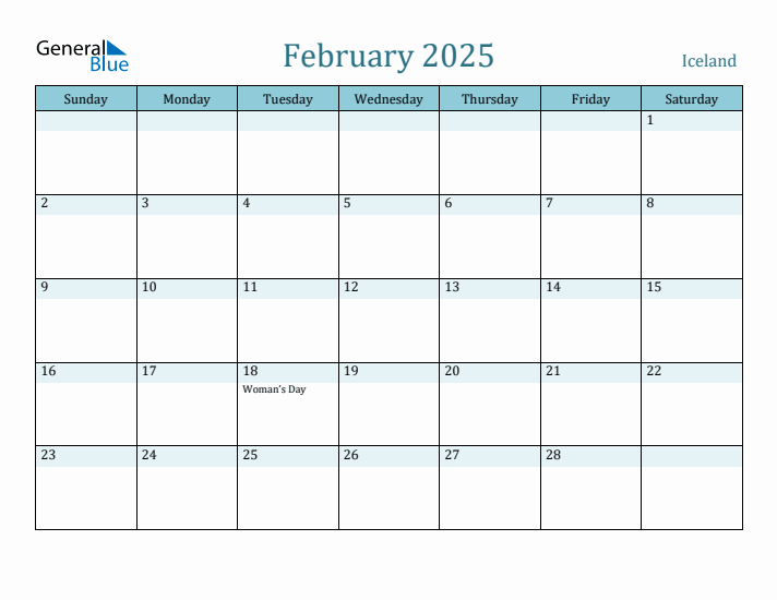 February 2025 Calendar with Holidays