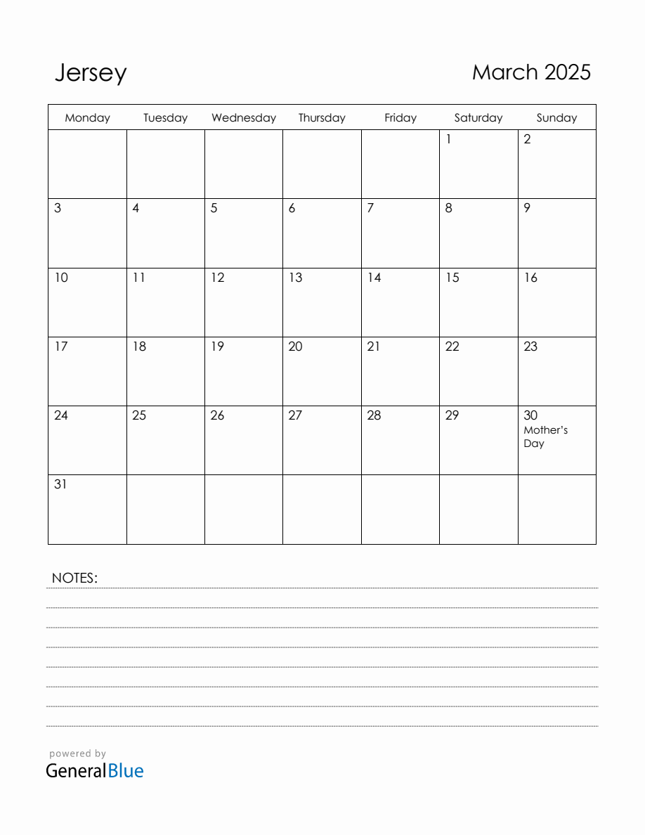 Calendar March 2025 Pdf