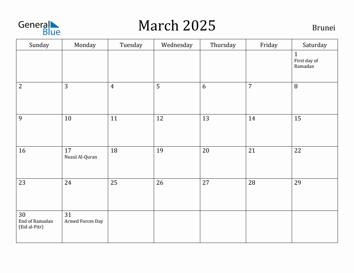 march-2025-monthly-calendar-with-brunei-holidays