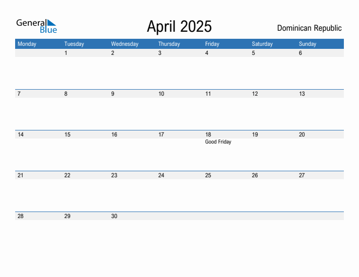 Fillable April 2025 Calendar