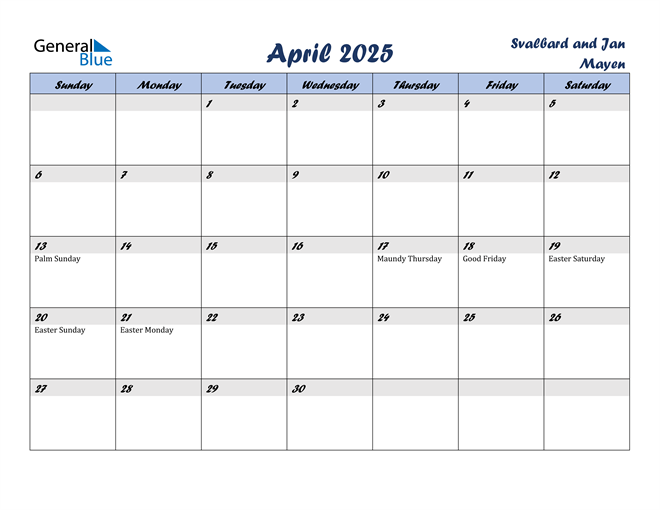 Holidays April 2025 Calendar November Calendar 2025