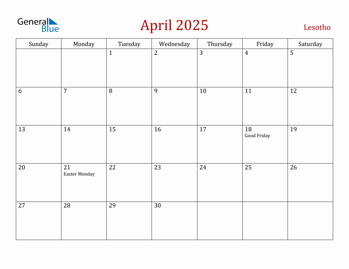 april-2025-lesotho-monthly-calendar-with-holidays