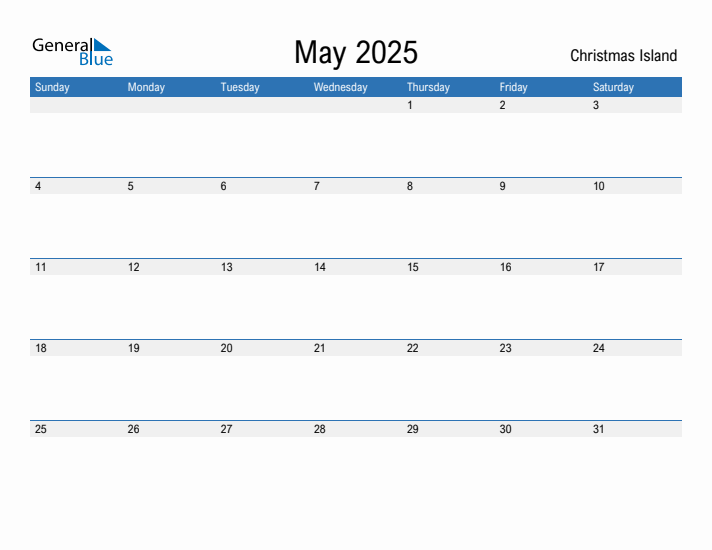 Fillable May 2025 Calendar