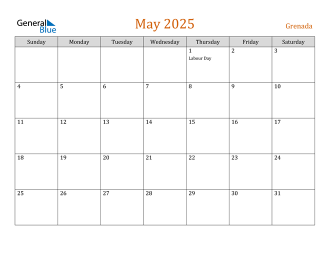 May 2025 Holiday Calendar