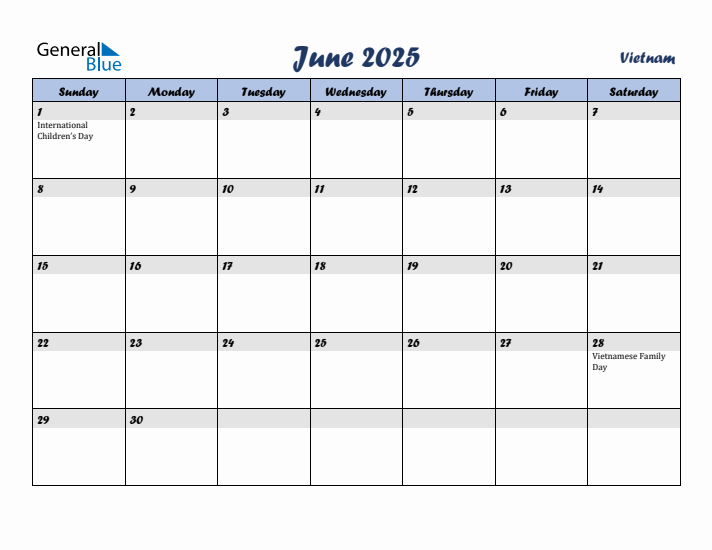 Vietnam Calendar 2025june 2025 Rocket Calendar 