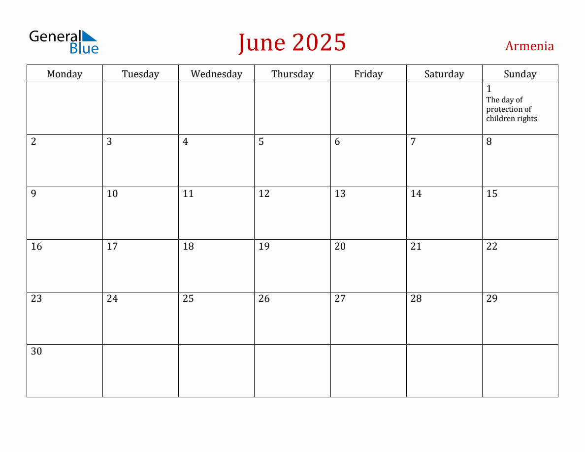 june-2025-armenia-monthly-calendar-with-holidays