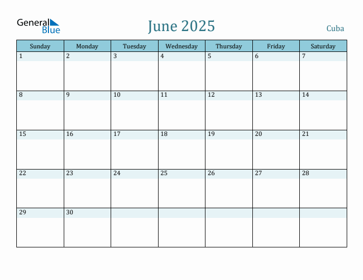 June 2025 Calendar with Holidays