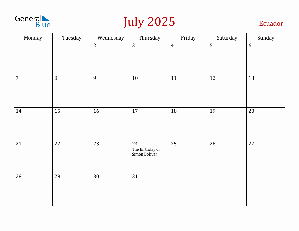 july-2025-ecuador-monthly-calendar-with-holidays