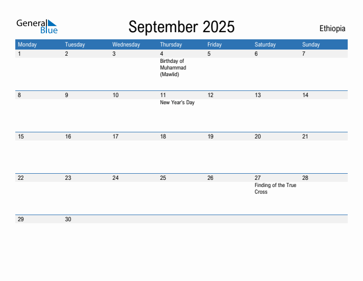 Fillable September 2025 Calendar