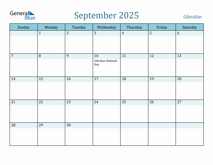 gibraltar-holiday-calendar-for-september-2025