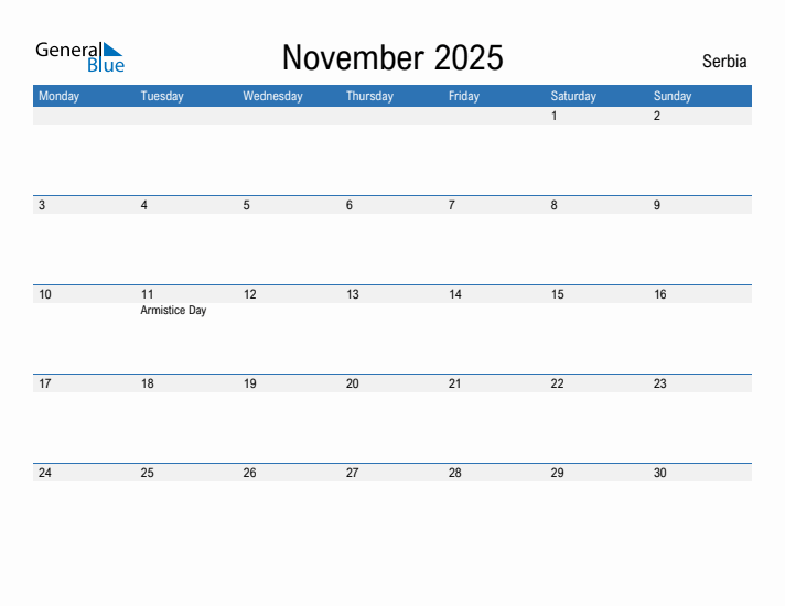 Fillable November 2025 Calendar