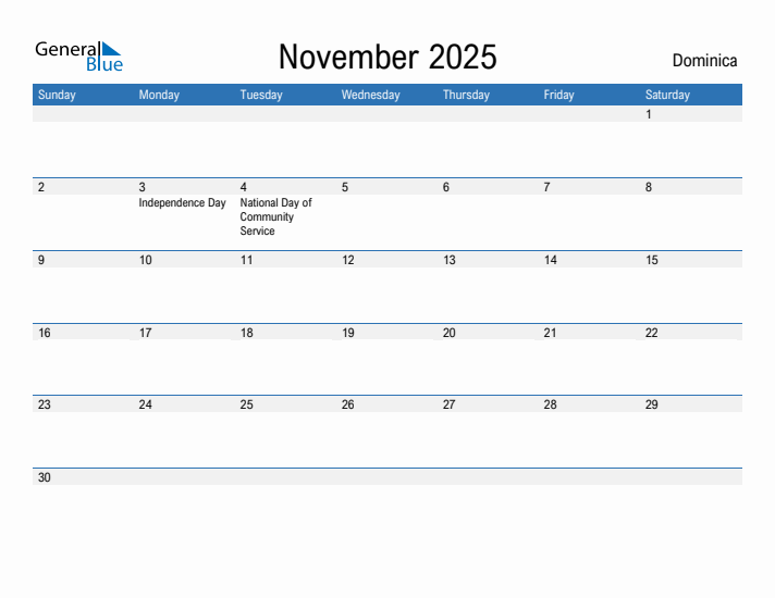 Fillable November 2025 Calendar