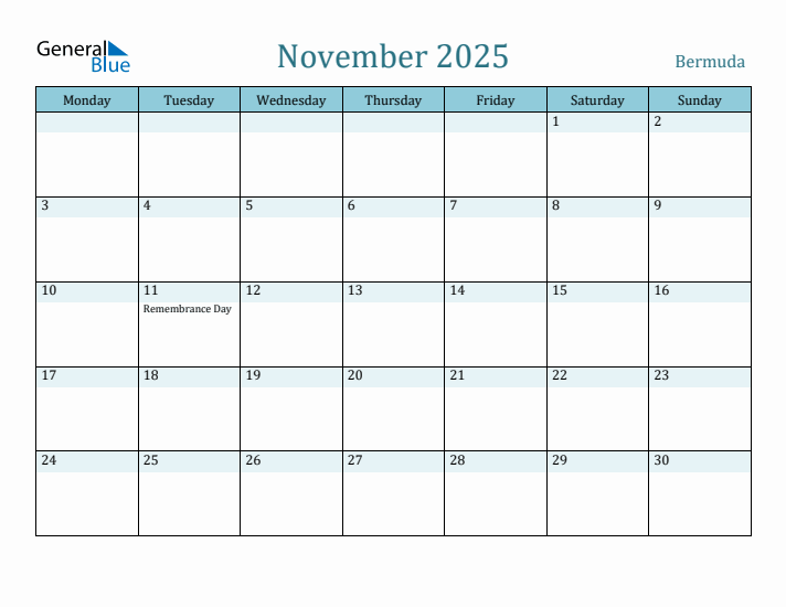 November 2025 Calendar with Holidays