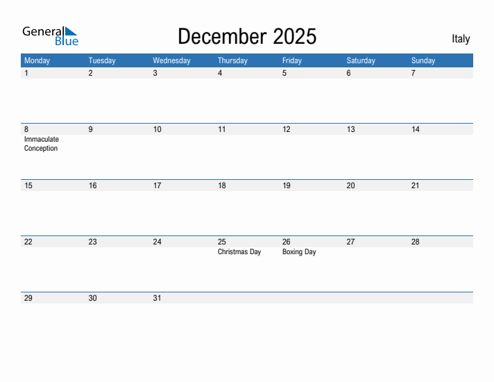 Fillable December 2025 Calendar