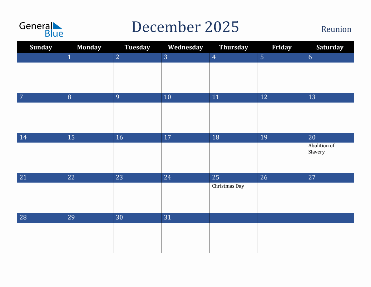 2025 December Calendar With Holidays In Excel