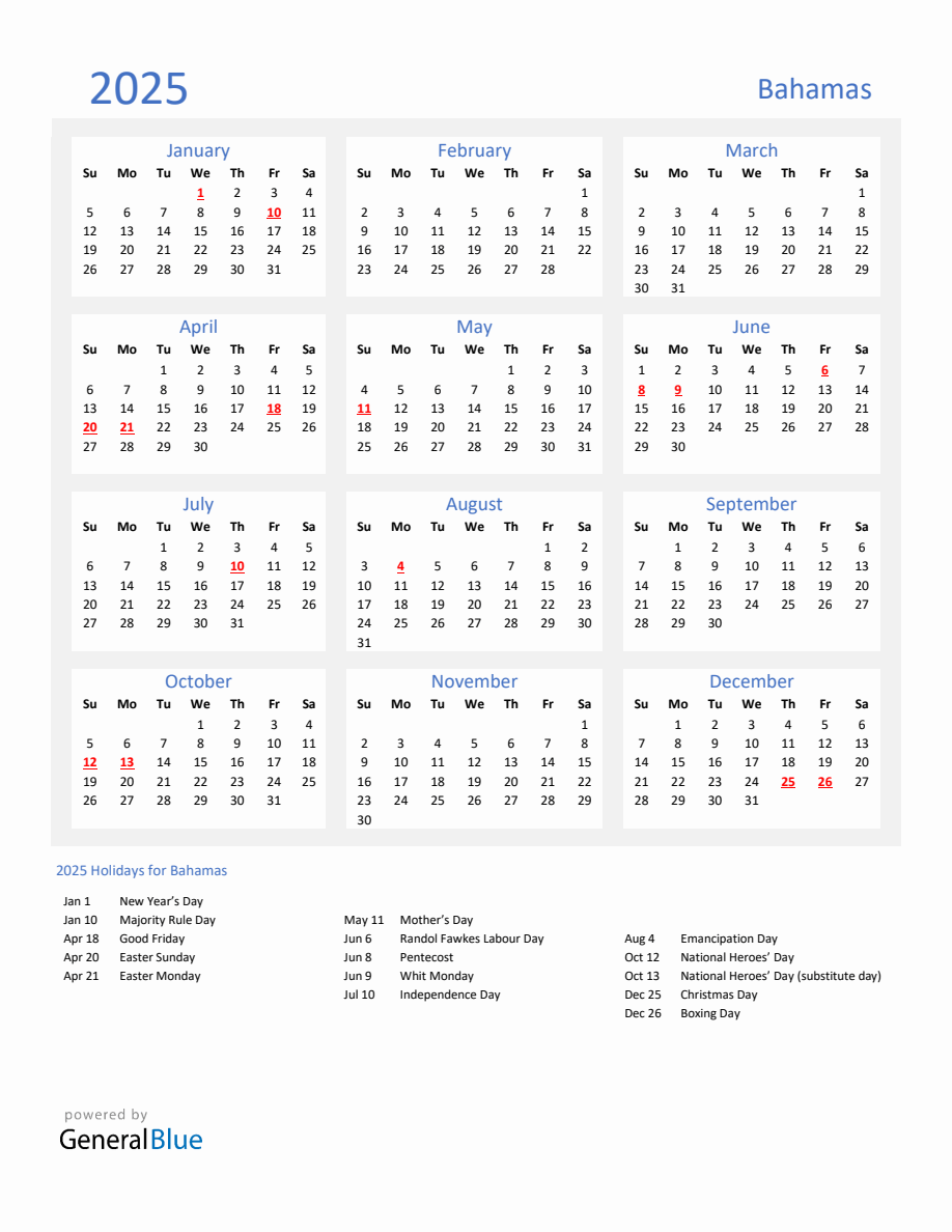 basic-yearly-calendar-with-holidays-in-bahamas-for-2025