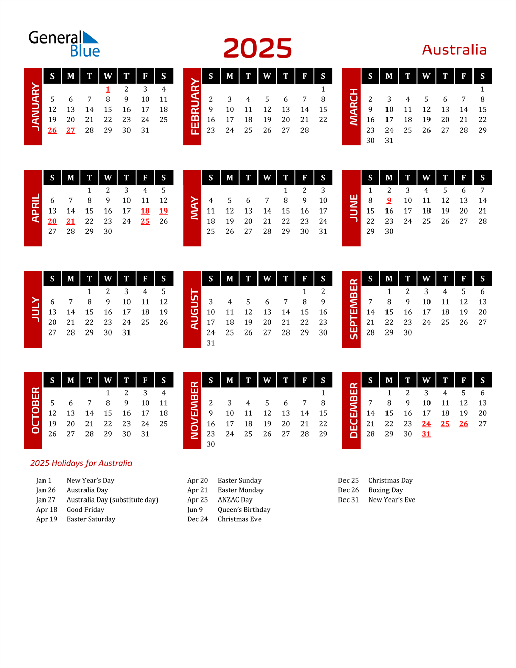 2025 Australian School Calendar December 2025 Calendar