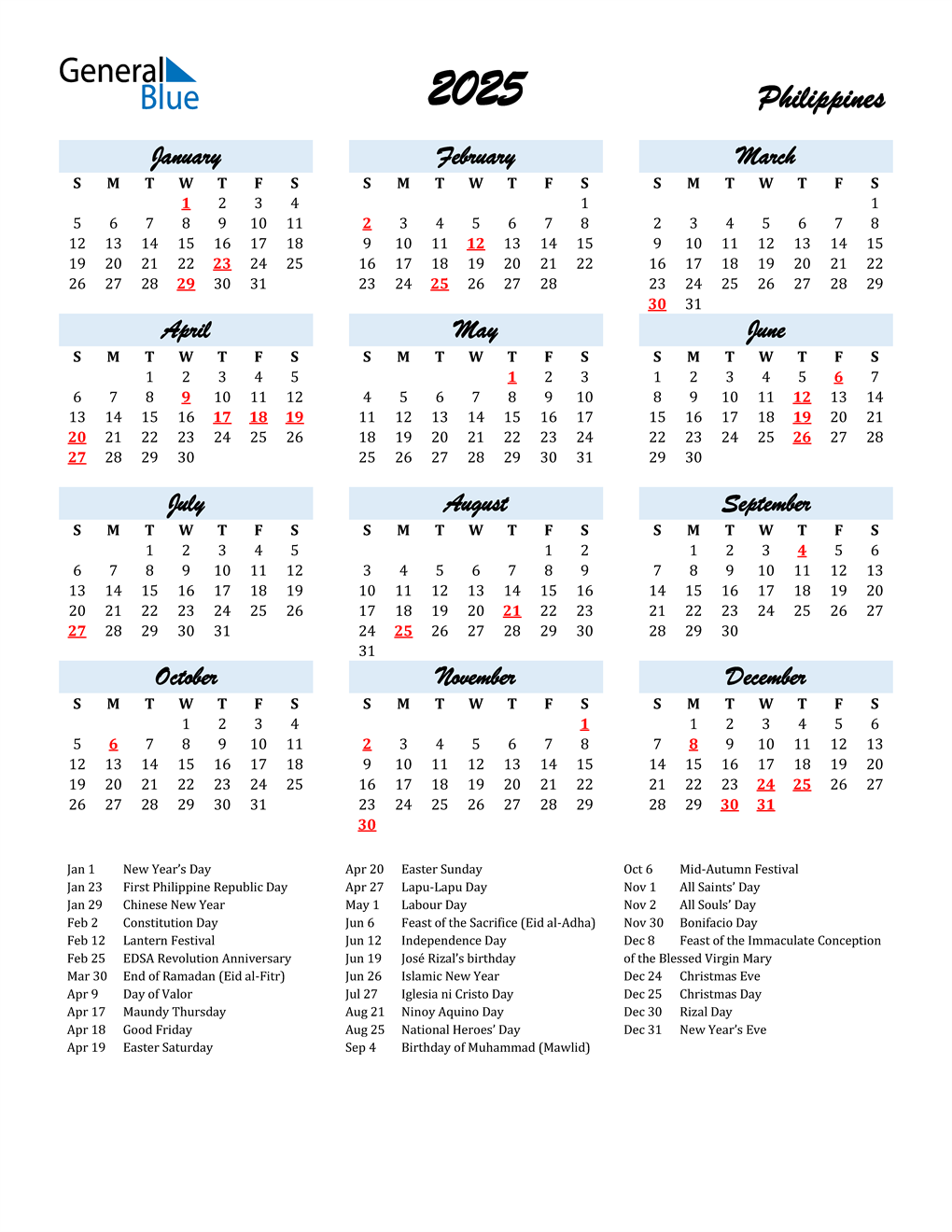 Holidays For 2025 Calendar Year Philippines Pdf Hallie Leticia