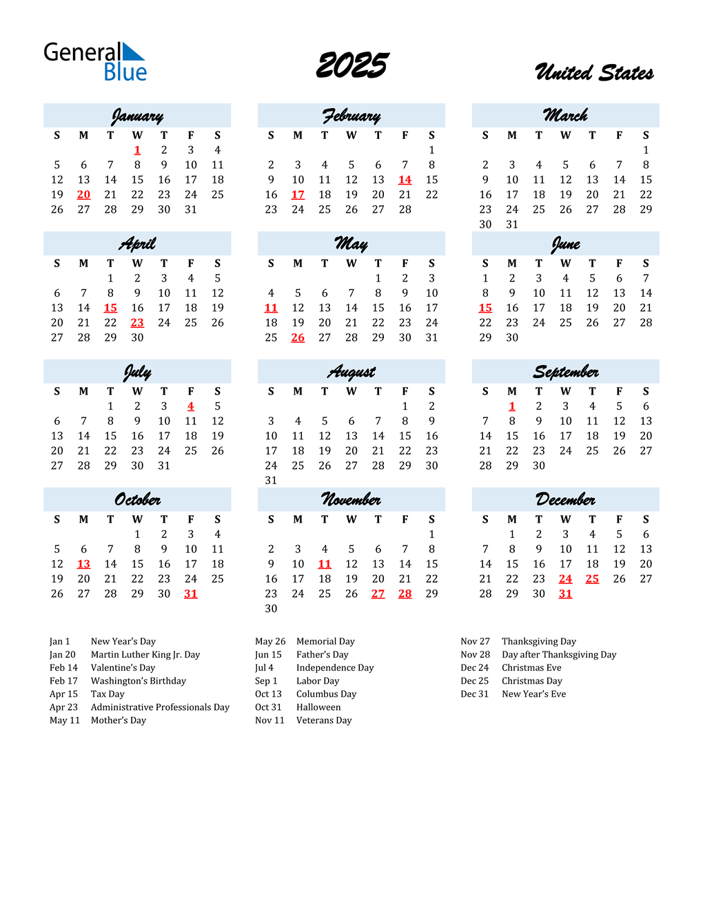 2025 Holiday Calendar Usps Calendar - Aleen Shayne