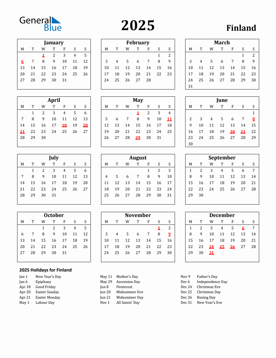 Almanak 2025 Calendar