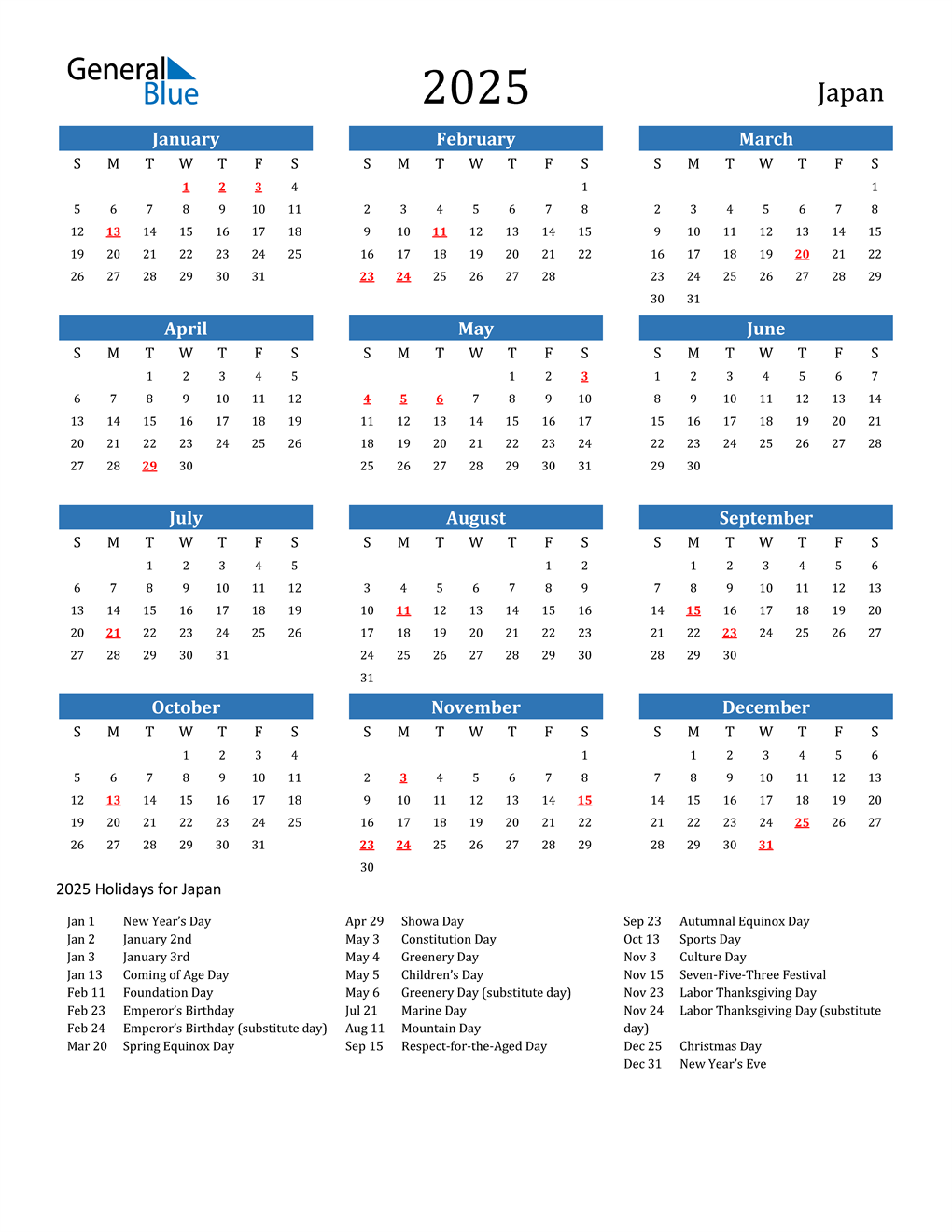 Calendar 2025 With Special Days