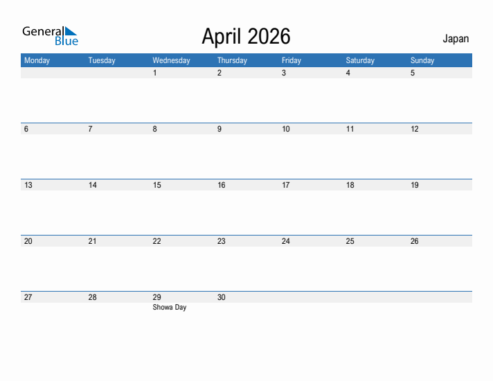 Fillable April 2026 Calendar