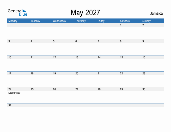 Fillable May 2027 Calendar