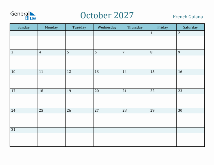 October 2027 Calendar with Holidays