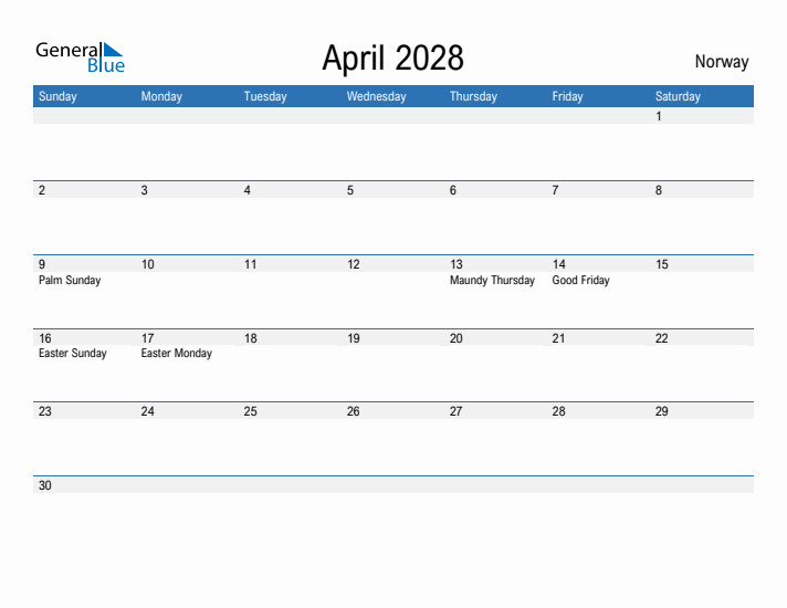 Fillable April 2028 Calendar