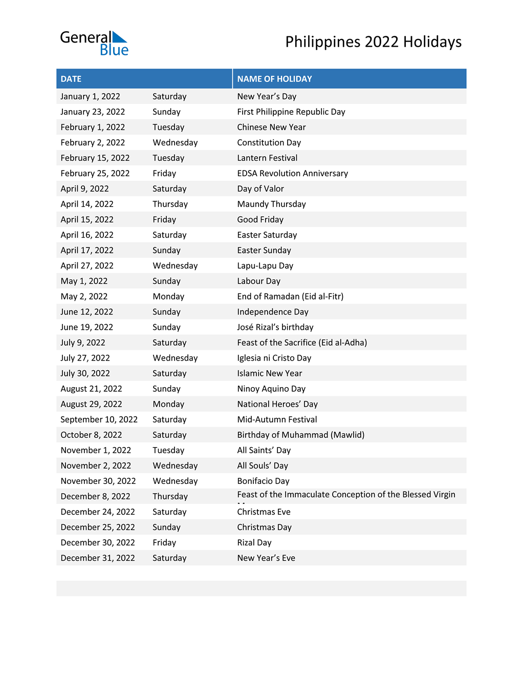 2023 Holidays Philippines Proclamation Get Calendar 2023 Update 