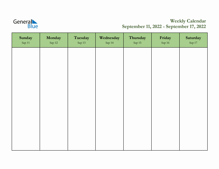 2022 Free Printable Weekly Planner (Week 38)