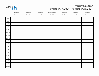 Downloadable, editable and printable current year calendar 2024