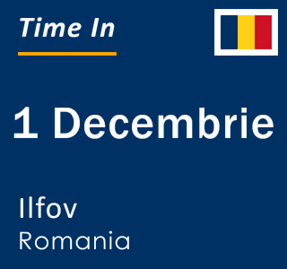 Current local time in 1 Decembrie, Ilfov, Romania