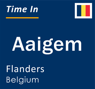 Current local time in Aaigem, Flanders, Belgium