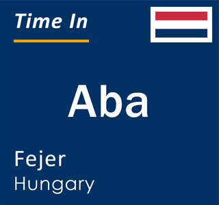 Current time in Aba, Fejer, Hungary