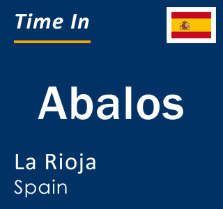Current local time in Abalos, La Rioja, Spain