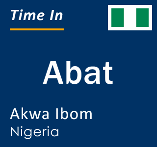 Current local time in Abat, Akwa Ibom, Nigeria
