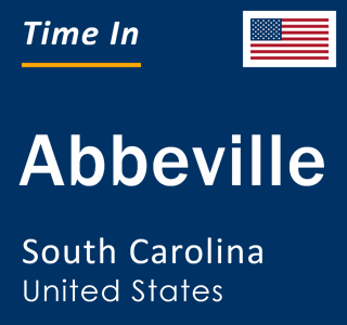 Current local time in Abbeville, South Carolina, United States