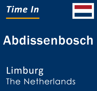 Current local time in Abdissenbosch, Limburg, The Netherlands