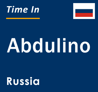 Current local time in Abdulino, Russia