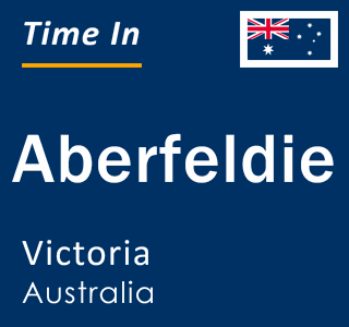 Current local time in Aberfeldie, Victoria, Australia