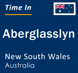 Current local time in Aberglasslyn, New South Wales, Australia