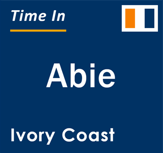 Current local time in Abie, Ivory Coast